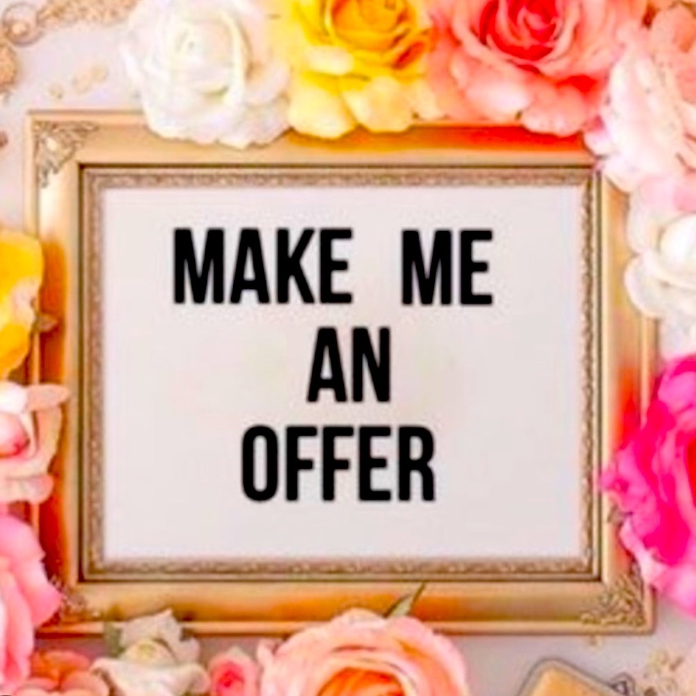 Make an offer. I’m motivated to sell 🤗